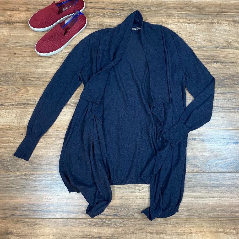 Sandwich_ Wool Blend Waterfall Cardigan Sweater Women's‎ Size XL